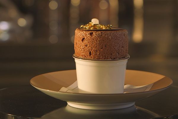 Le soufflé au chocolat par Claire Heitzler.