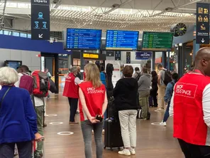 Belle pagaille en gare de Rennes ce vendredi 26 juillet, suite aux actes de sabotage survenus dans la nuit.