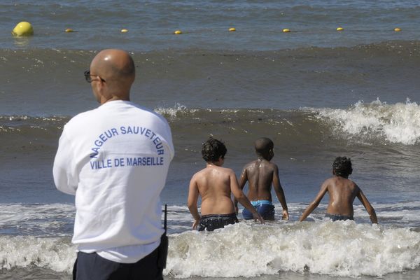 La plage de l'Huveaune et celle de Borely sont toujours interdites à la baignade (photo de 2013)