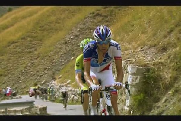 Thibaut Pinot, lors du Tour de France 2015