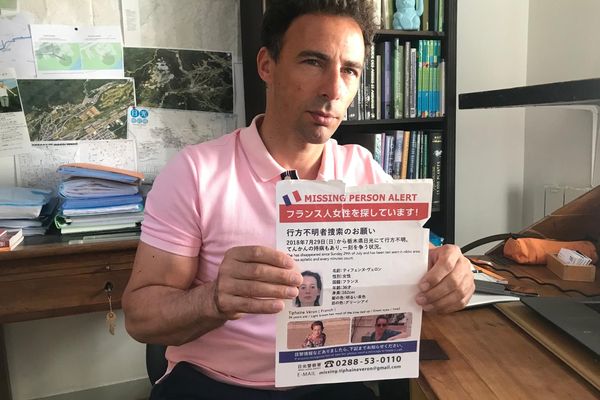 Damien Véron, six ans après la disparition de sa sœur au Japon, lance un appel à témoins international.