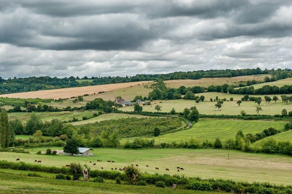 Dans l'Orne, les collines du Perche conserveront un ciel très nuageux tout au long de ce mercredi.