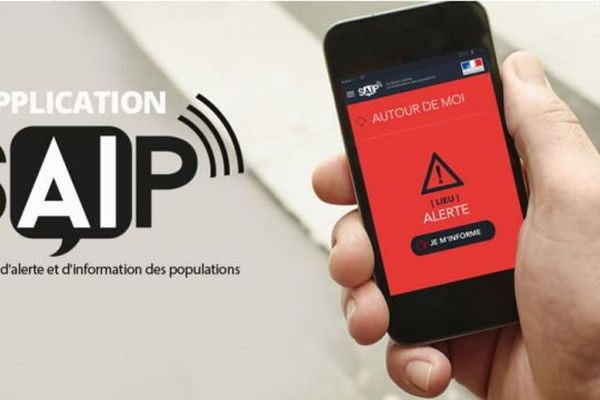 Système d'Alerte et d'Information des Populations (SAIP), c'est le nom de l'application  "alerte attentat" lancée par le ministère de l'Intérieur.