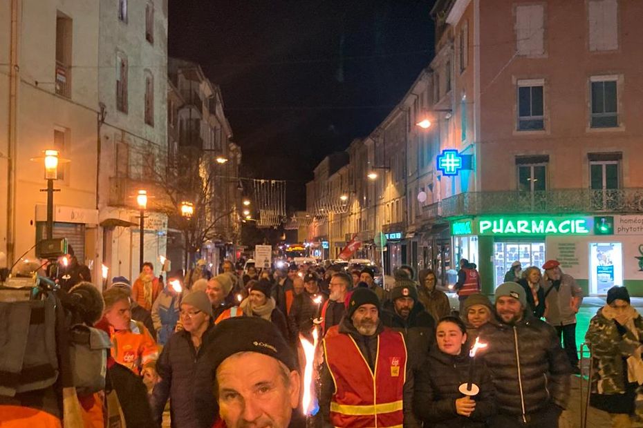 Nîmes, Béziers, Bédarieux… Against the pension reform, cities and countryside are passing the torch