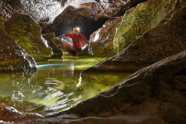 Les participants ont pu découvrir gratuitement la grotte de prérouge