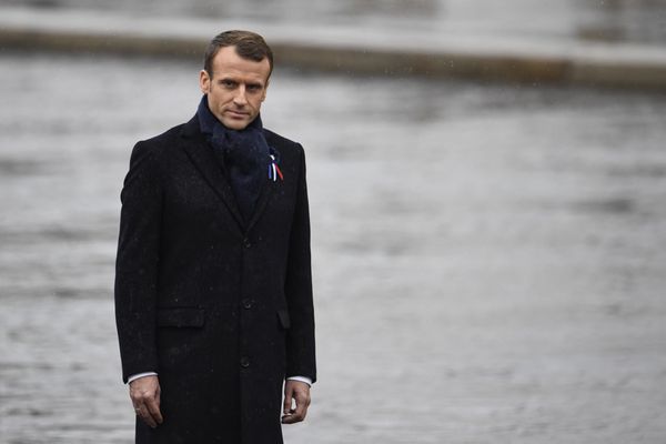 Illustration. Emmanuel Macron lors des commémorations du centenaire de l'armistice en 2018.