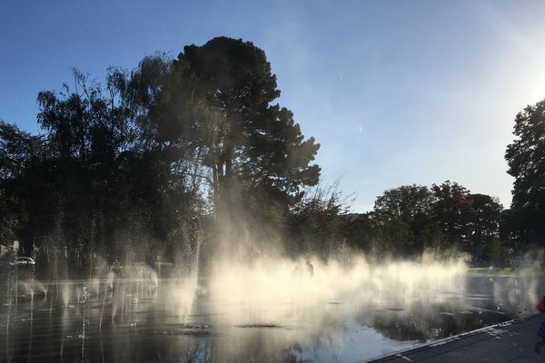 Le Miroir d'eau à Nantes le 6 octobre 2017