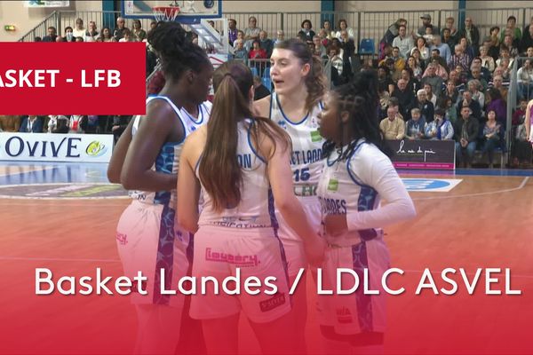 Bataille pour le Top 3 entre Basket Landes et LDLC ASVEL à vivre en direct sur France 3 NoA dimanche 3 mars