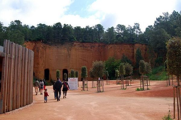 Les mines d'ocre de Bruoux se visitent ce week-end lors des journées du patrimoine.