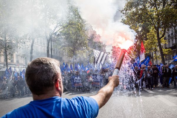 Les policiers sont déjà descendus dans la rue, le 2 octobre dernier, pour dénoncer leurs conditions de travail.