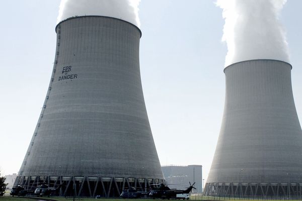 La centrale nucléaire de Belleville-sur-Loire, dans le Cher. 