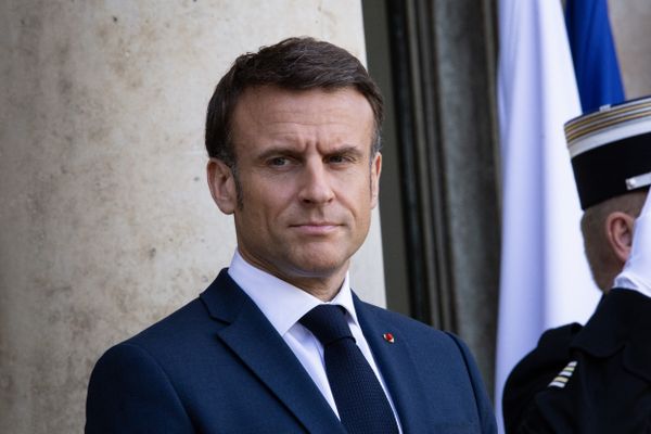 Le président Emmanuel Macron à l'Elysée le 4 avril 2024.