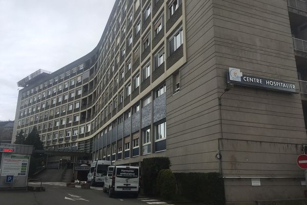 Le Centre Hospitalier de Tulle en Corrèze, hôpital où est décédé un homme de 86 ans du Coronavirus, le premier mort en Limousin lié au Covid-19.