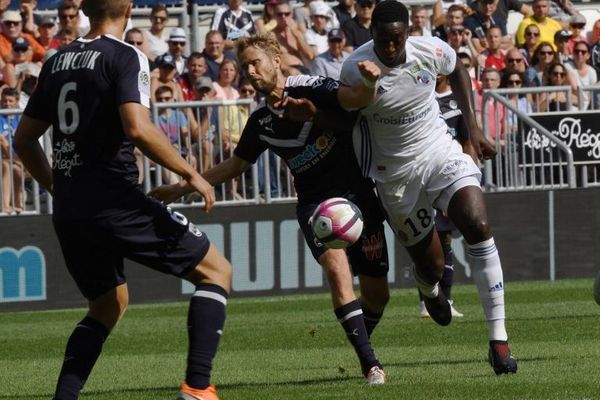 Ibrahima Sissoko a marqué le premier but du Racing contre Bordeaux