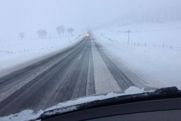 Les automobilistes se faisaient rares sur les routes de Haute-Loire samedi matin.