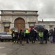 La Confédération paysanne manifeste devant la Préfecture du Doubs, le 7 décembre 2024.