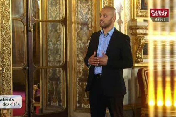 Mohamed Zeghoudi,  entrepreneur havrais,talent des cités 2014 au Sénat