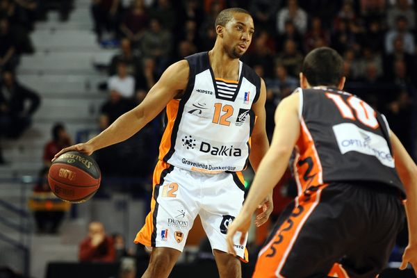 JR Reynolds sous le maillot du BCM Gravelines en février 2012. 