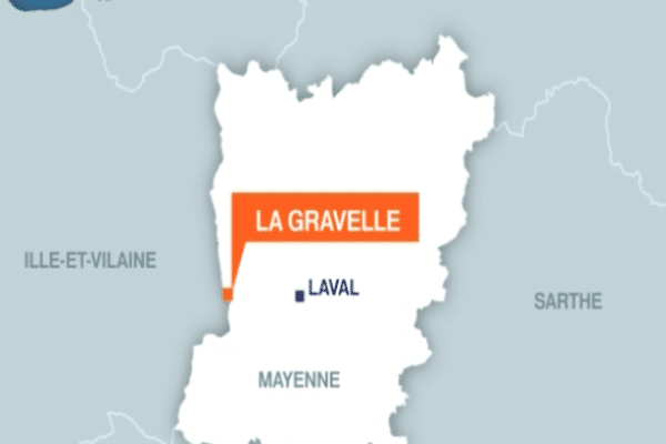 La Gravelle à la limite de la Mayenne et de l'Ile et Villaine