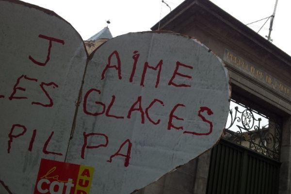 L'un des slogans de la manifestation à Carcassonne