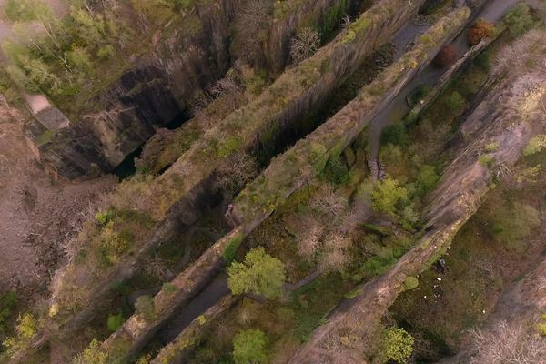 Les pans de Travassac en Corrèze