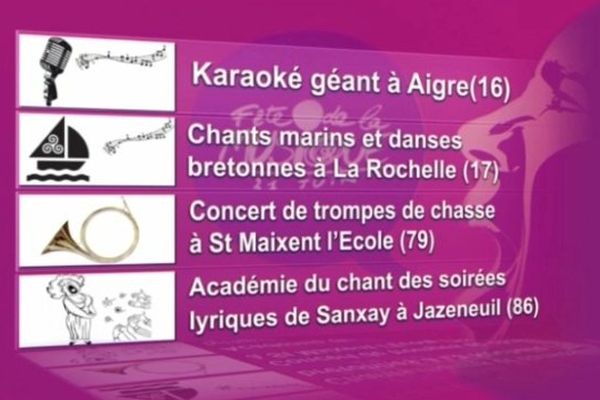 Faites de la musique! concerts et karaoké, quatre choix en région