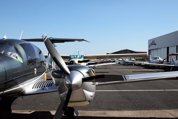 La flotte du raid Latécoère-Aéropostale sur le tarmac de l'aéroport de Perpignan en 2018 (illustration).