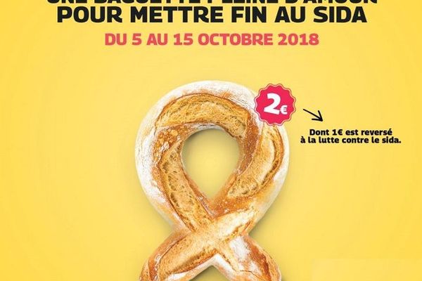 Du 5 au 15 octobre, plusieurs boulangers du Centre-Val de Loire participent à l'opération "Love Baguette" pour soutenir la recherche contre le Sida. 