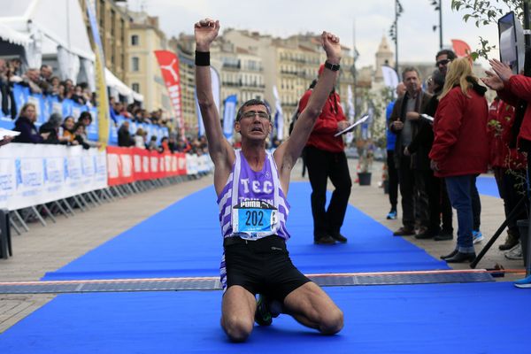 Le Toulonnais Laurent Rachard s'est imposé dans le marathon. 