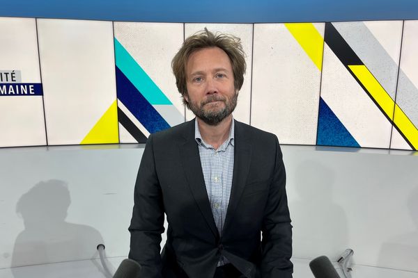 Boris Vallaud, Député socialiste des Landes, sr le plateau de Dimanche en politique (février 2023).