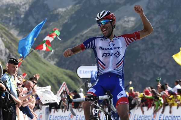 Thibaut Pinot remporte la 14ème étape du Tour de France.