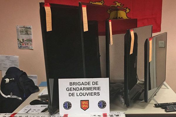 Une partie du butin dérobé et retrouvé par la brigade de Louviers