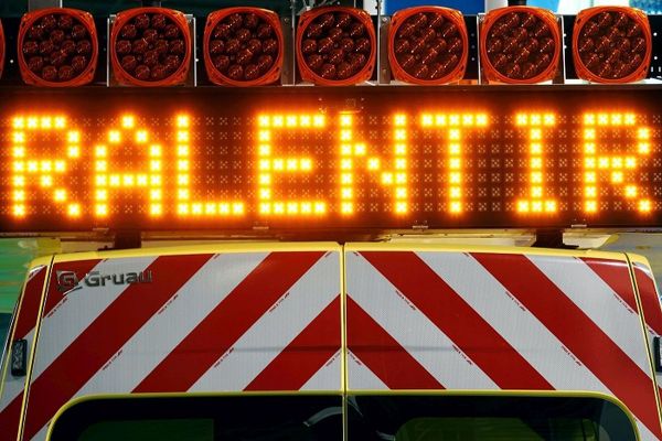 Un accident a provoqué des bouchons sur l'A75 au sud de Clermont-Ferrand lundi 7 septembre.