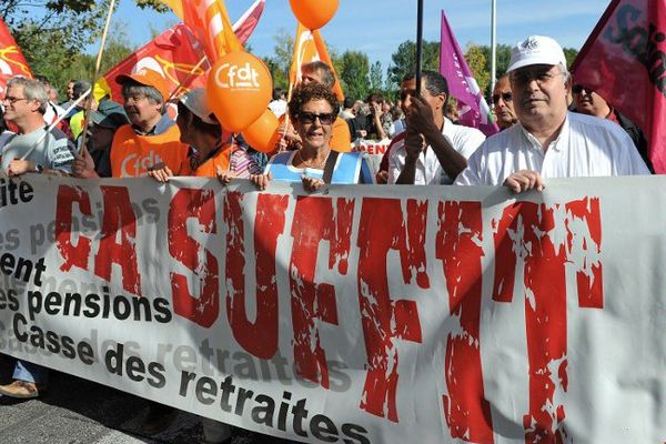 Manifestation à Montpellier en octobre 2010. Archives