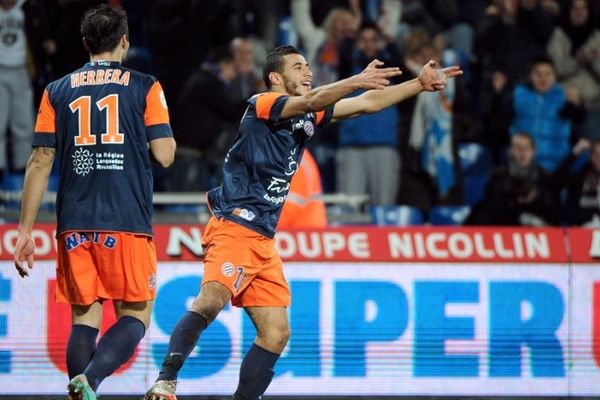 Montpellier - Younès Belhanda à la Mosson - 15 décembre 2012.