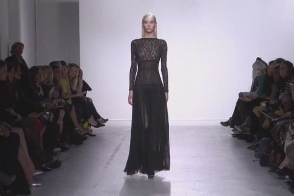 L'une des créations de World Tricot sur les podiums de la Fashion Week 