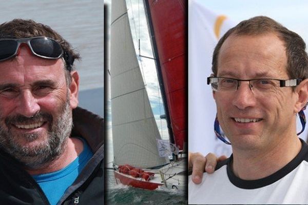 Philippe Burger et Olivier Roussey , skippers lorrains d'Obportus 3