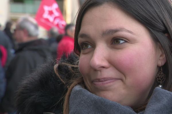 Maud, cheminote à Argentan, a fait grève 25 jours depuis le lancement de la mobilisation contre la réforme des retraites