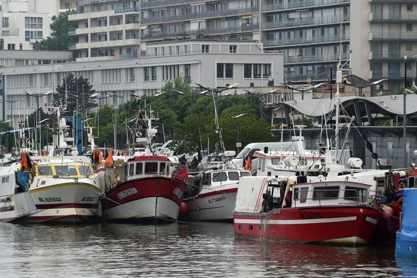 Le port de Boulogne en mai dernier.