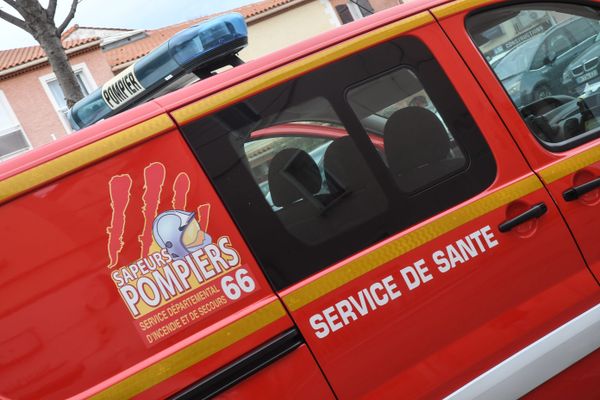 Un véhicule des pompiers du SDIS 66- Illustration.