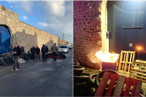 Les surveillants de la prison de Saint-Malo mobilisés