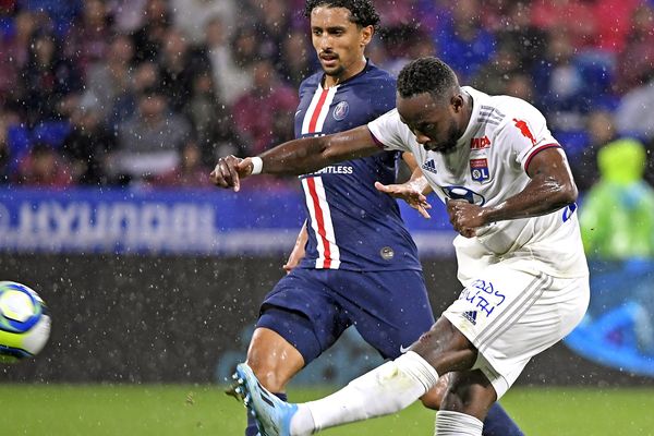  Foot Ligue 1 OL-PSG le 22/09/2019 - Groupama Stadium à Décines, Moussa Dembélé lors de la 6ème journée de championnat