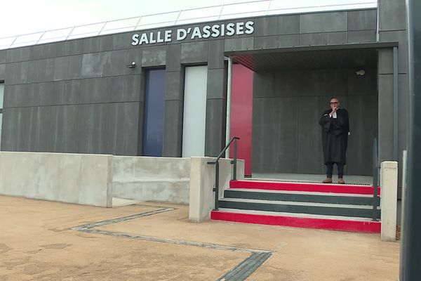 La nouvelle salle d'audience de la cour d'assises des Pyrénées-Orientales à Perpignan.