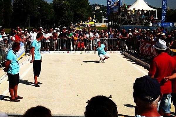 L'équipe Rocher était aussi présente au Mondial à pétanque de Marseille