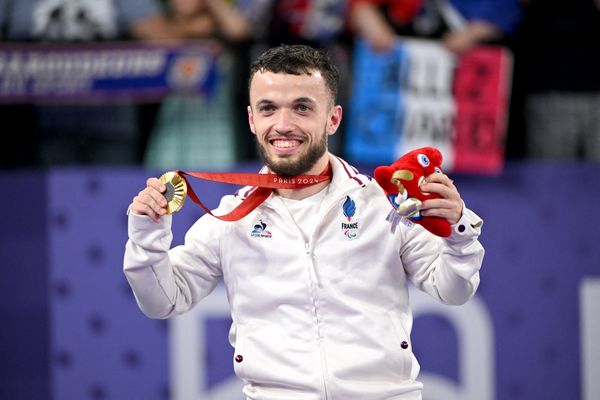 Charles Noakes a décroché l'or aux Paralympiques de Paris 2024, le 2 septembre 2024