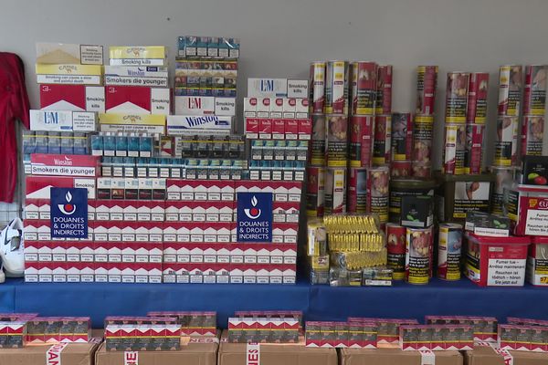 Chaque année, les douanes d'Amiens saisissent de nombreux produits de contrebande, du tabac en grande majorité.