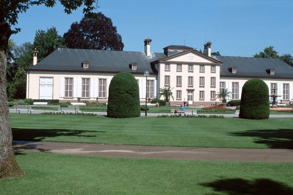 Le parc de l'Orangerie, à Strasbourg (Bas-Rhin).