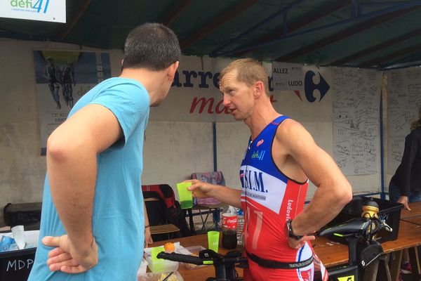 "Ludo le fou" a bouclé ce mardi son 14ème triathlon Ironman en 14 jours.