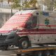 Une ambulance ukrainienne criblée de balles a été exposée à travers Grenoble (Isère), ce vendredi 1er novembre.