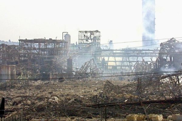 L'usine AZF a explosé à Toulouse le 21 septembre 2001